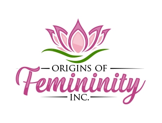 Origins of Femininity Inc. logo design by MarkindDesign