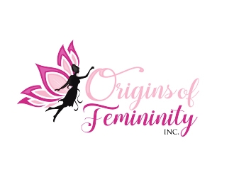 Origins of Femininity Inc. logo design by MarkindDesign