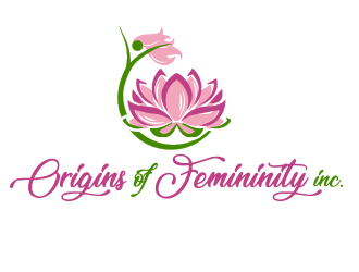 Origins of Femininity Inc. logo design by BeDesign