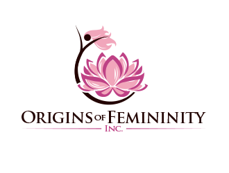 Origins of Femininity Inc. logo design by BeDesign