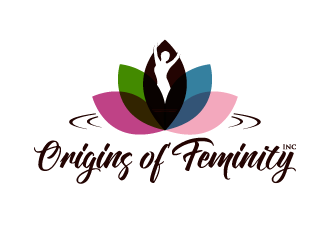 Origins of Femininity Inc. logo design by schiena