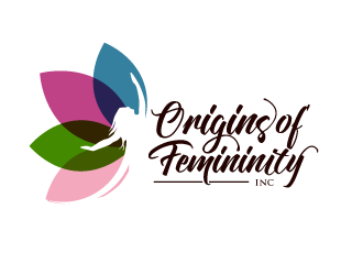 Origins of Femininity Inc. logo design by schiena