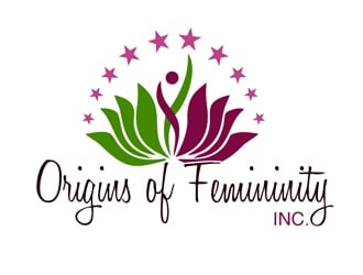 Origins of Femininity Inc. logo design by Roma