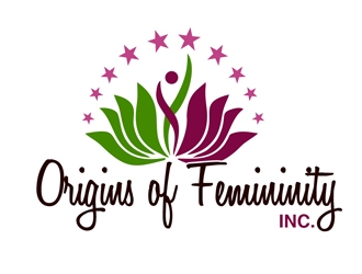 Origins of Femininity Inc. logo design by Roma