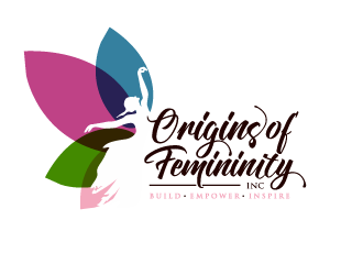 Origins of Femininity Inc. logo design by schiena