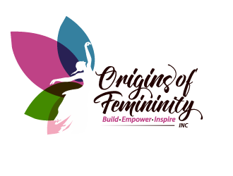 Origins of Femininity Inc. logo design by schiena