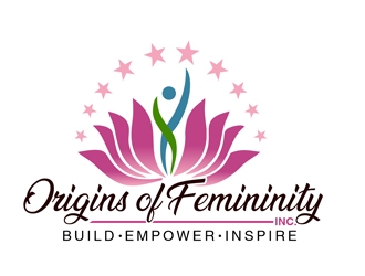 Origins of Femininity Inc. logo design by Roma