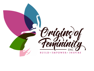 Origins of Femininity Inc. logo design by schiena