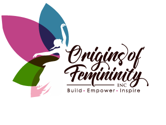 Origins of Femininity Inc. logo design by schiena