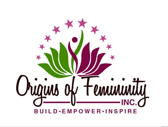 Origins of Femininity Inc. logo design by Roma