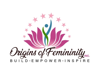 Origins of Femininity Inc. logo design by Roma