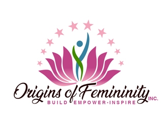 Origins of Femininity Inc. logo design by Roma