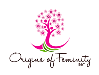 Origins of Femininity Inc. logo design by ingepro