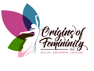 Origins of Femininity Inc. logo design by schiena