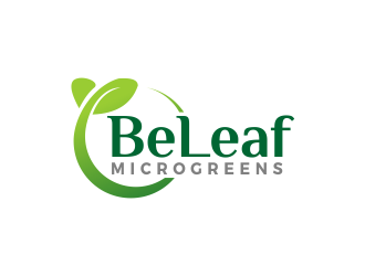 Be Leaf Microgreens  logo design by SmartTaste