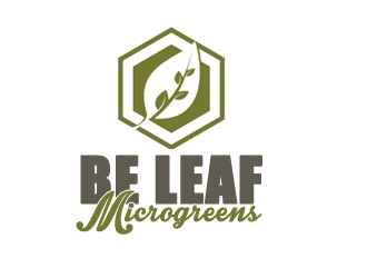 Be Leaf Microgreens logo design - 48hourslogo.com