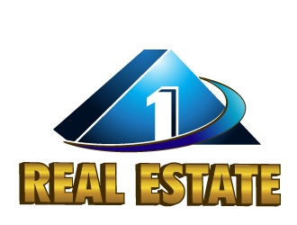 1 Real Estate logo design by tec343