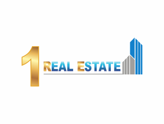 1 Real Estate logo design by haidar