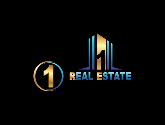 1 Real Estate logo design by haidar