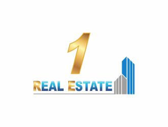 1 Real Estate logo design by haidar