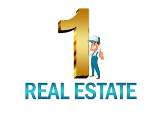 1 Real Estate logo design by XyloParadise