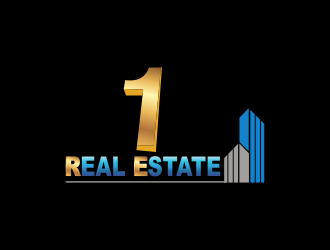 1 Real Estate logo design by haidar