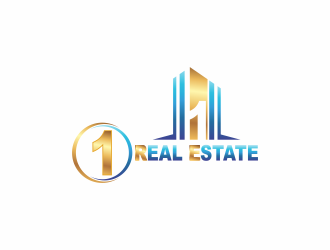 1 Real Estate logo design by haidar