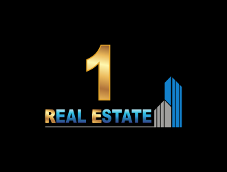 1 Real Estate logo design by haidar