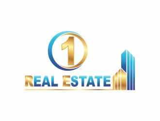 1 Real Estate logo design by haidar