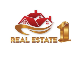 1 Real Estate logo design by AYATA