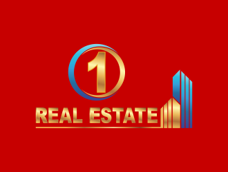 1 Real Estate logo design by haidar