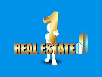 1 Real Estate logo design by jm77788