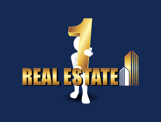 1 Real Estate logo design by jm77788