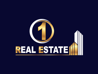 1 Real Estate logo design by haidar