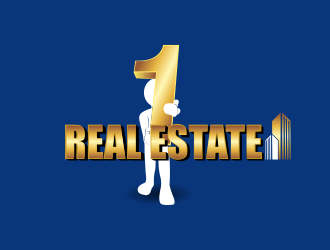 1 Real Estate logo design by jm77788