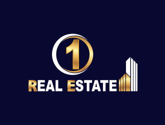 1 Real Estate logo design by haidar