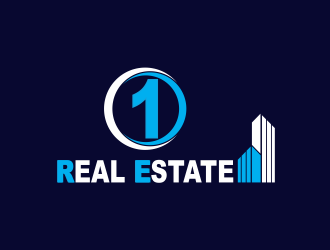 1 Real Estate logo design by haidar