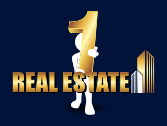 1 Real Estate logo design by jm77788