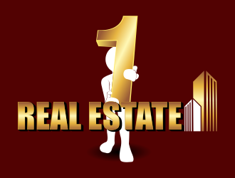 1 Real Estate logo design by jm77788