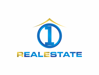 1 Real Estate logo design by ubai popi