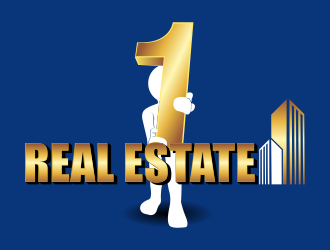 1 Real Estate logo design by jm77788