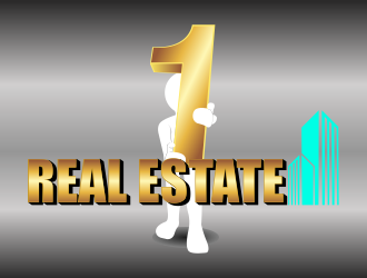 1 Real Estate logo design by jm77788