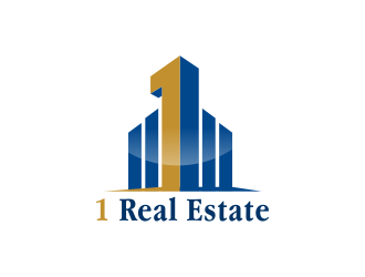 1 Real Estate logo design by SmartTaste