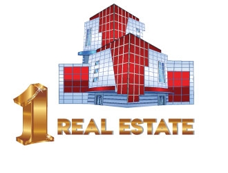 1 Real Estate logo design by AYATA