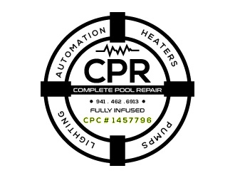 Complete Pool repair  logo design by harrysvellas