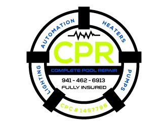 Complete Pool repair  logo design by harrysvellas