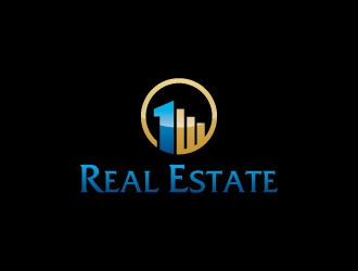 1 Real Estate logo design by lokiasan