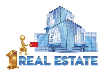 1 Real Estate logo design by AYATA