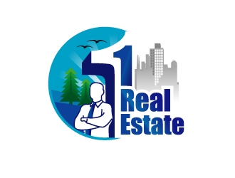 1 Real Estate logo design by dshineart