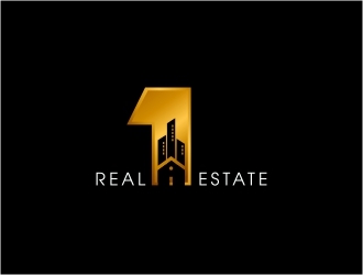 1 Real Estate logo design by FloVal